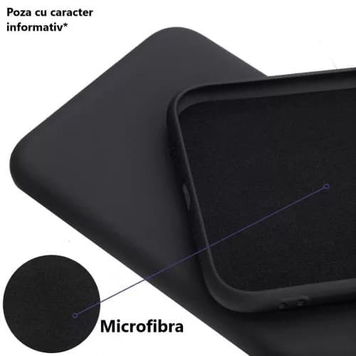 Husa Samsung Galaxy A14 5G, Luxury Silicone, catifea in interior, protectie camere, roz siclam 3
