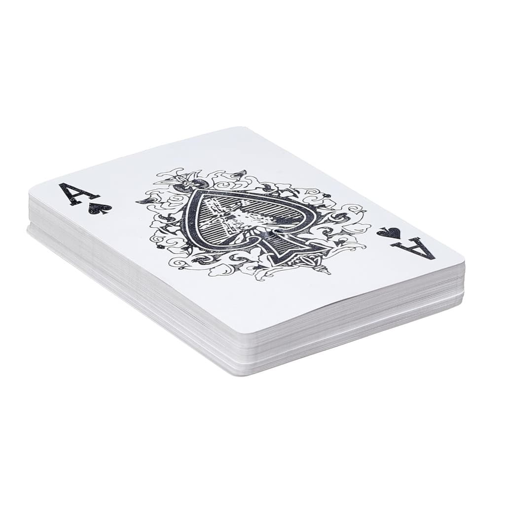 Pachet carti de joc clasice din plastic LUCKROYAL, cutie de plastic inclusa, spate rosu 2
