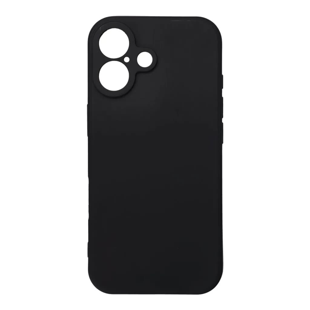 Husa Apple iPhone 17, Luxury Silicone, catifea in interior, protectie camere, neagra 2