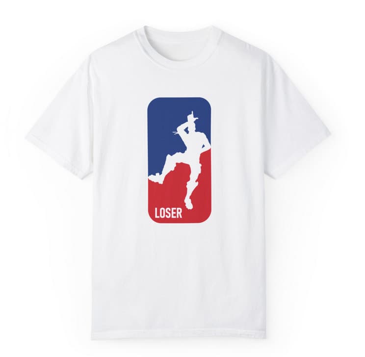 Tricou personalizat alb, copii/adulti, design Loser, modal, diverse marimi 2