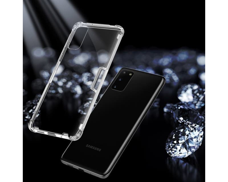 Husa de protectie Nillkin Nature TPU Case pentru Samsung Galaxy S20, colturi intarite, transparenta 3