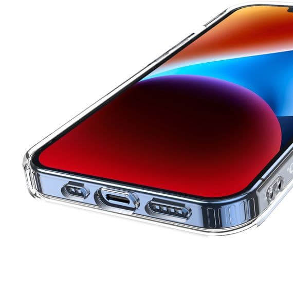 Husa protectie Apple iPhone 14, Hoco Premium Magsafe TPU, ShockProof, incarcare magsafe, transparenta 3