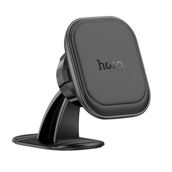 Suport auto magnetic Hoco H30, rotire la 360 de grade, prindere adeziva, negru 2