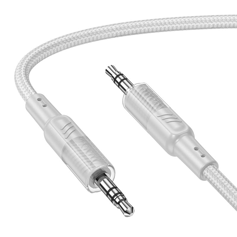 Cablu audio auxiliar / AUX / jack 3.5 mm Hoco UPA27,  1.2 metri, alb 2