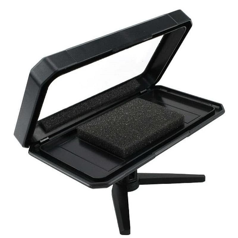 Suport de masa/perete telefon Andowl Q-ZJ552, rotire 360°, unghi ajustabil, negru 2
