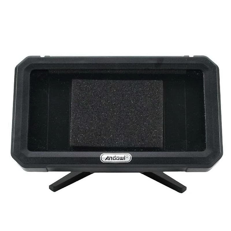 Suport de masa/perete telefon Andowl Q-ZJ552, rotire 360°, unghi ajustabil, negru 3