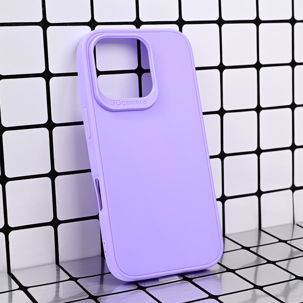 Husa protectie Apple iPhone 16 Pro, Matt TPU My Choice, silicon moale, albastru inchis 2