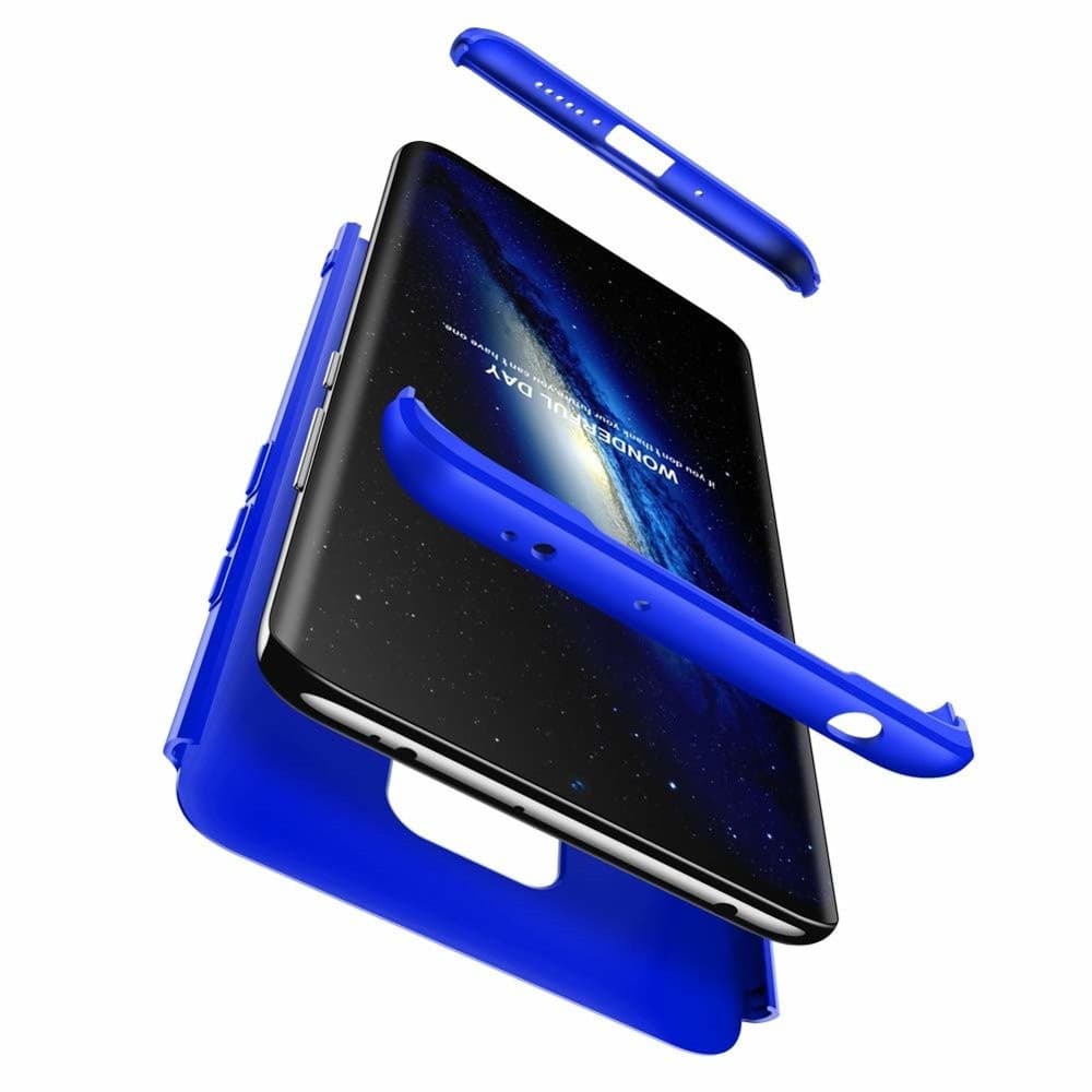 Husa Full cover GKK (fata + spate) pentru Huawei Mate 20, albastra 5