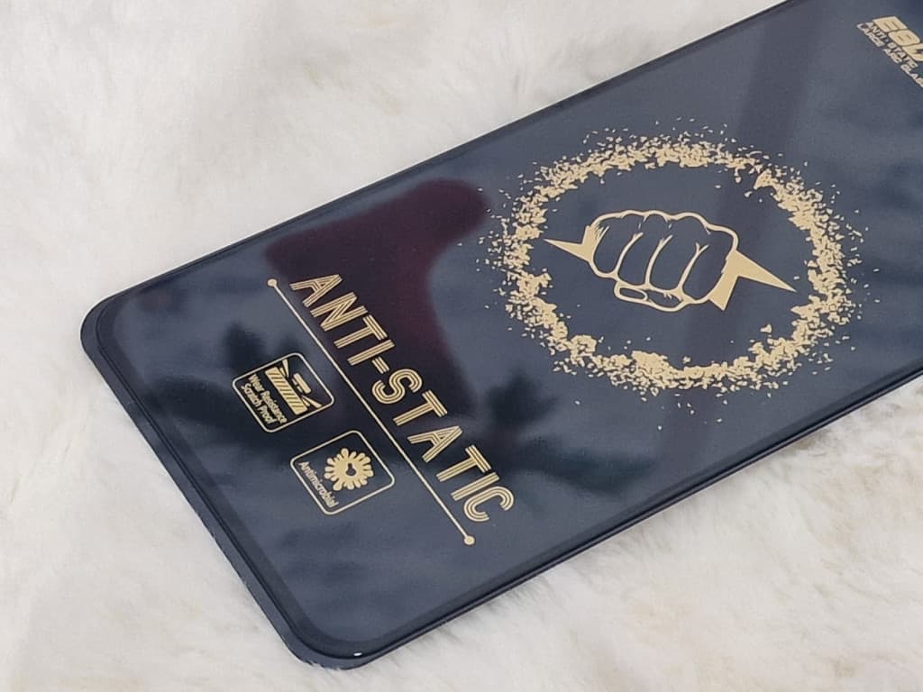 Folie sticla Xiaomi Redmi 12, BYRY Antistatic ESD, margini negre 4