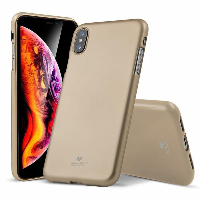 Husa de protectie Mercury Goospery pentru Huawei P20, jelly case, aurie 2