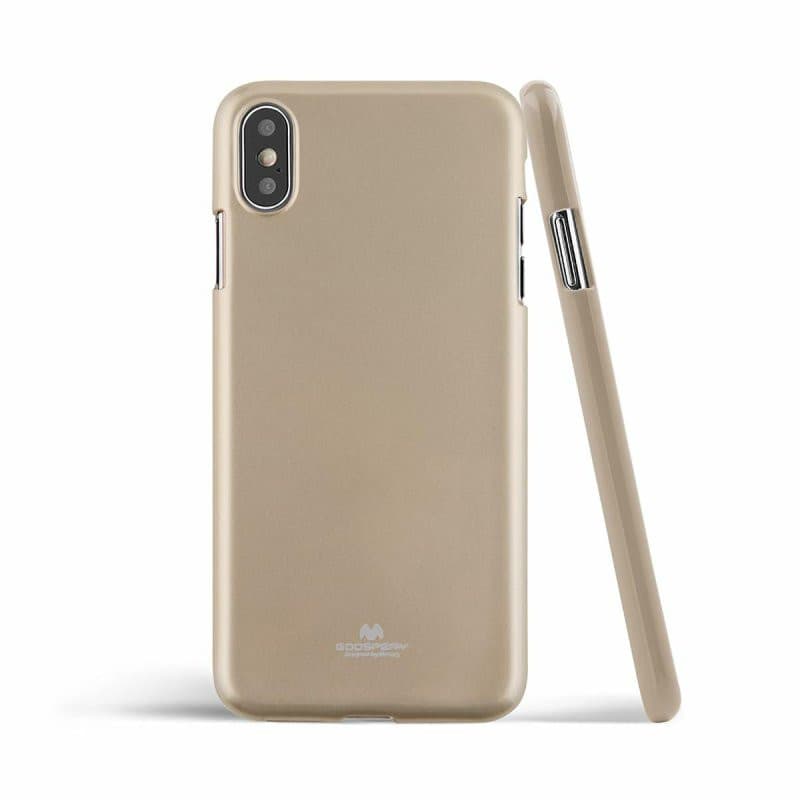 Husa de protectie Mercury Goospery pentru Huawei P20, jelly case, aurie 4