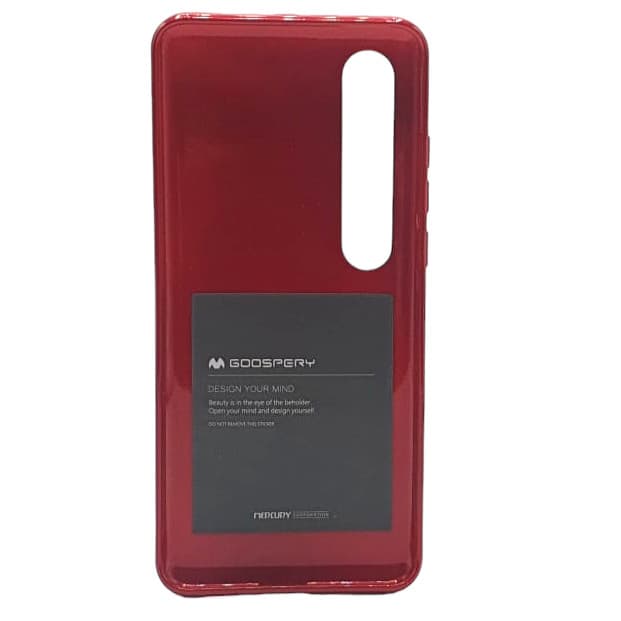 Husa de protectie Mercury Goospery pentru Xiaomi Mi 10/Mi 10 Pro, jelly case, rosie 2