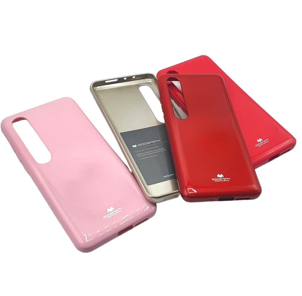 Husa de protectie Mercury Goospery pentru Xiaomi Mi 10/Mi 10 Pro, jelly case, roz siclam 4