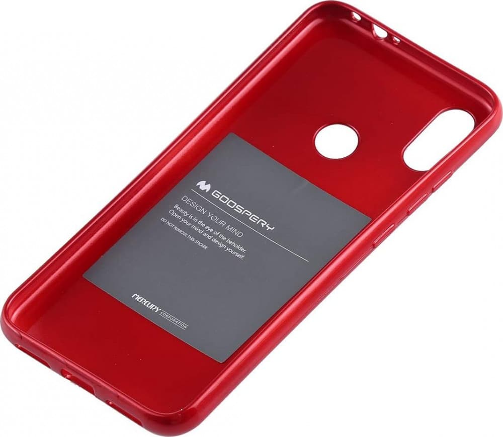 Husa de protectie Mercury Goospery pentru Samsung Galaxy A41, jelly case, rosie 2