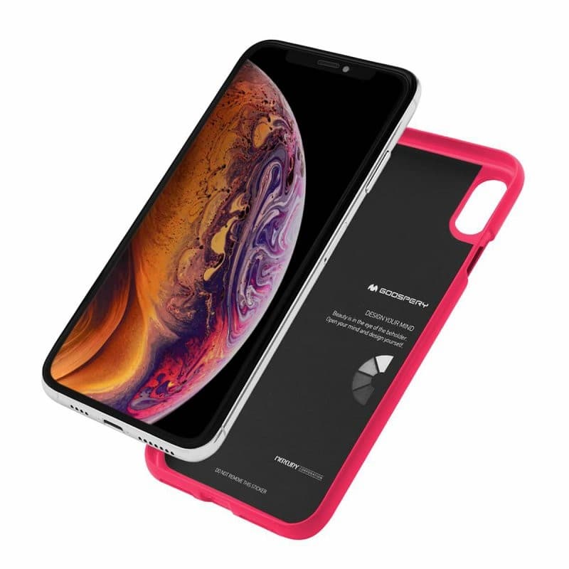 Husa de protectie Mercury Goospery pentru Samsung Galaxy A41, jelly case, roz 3