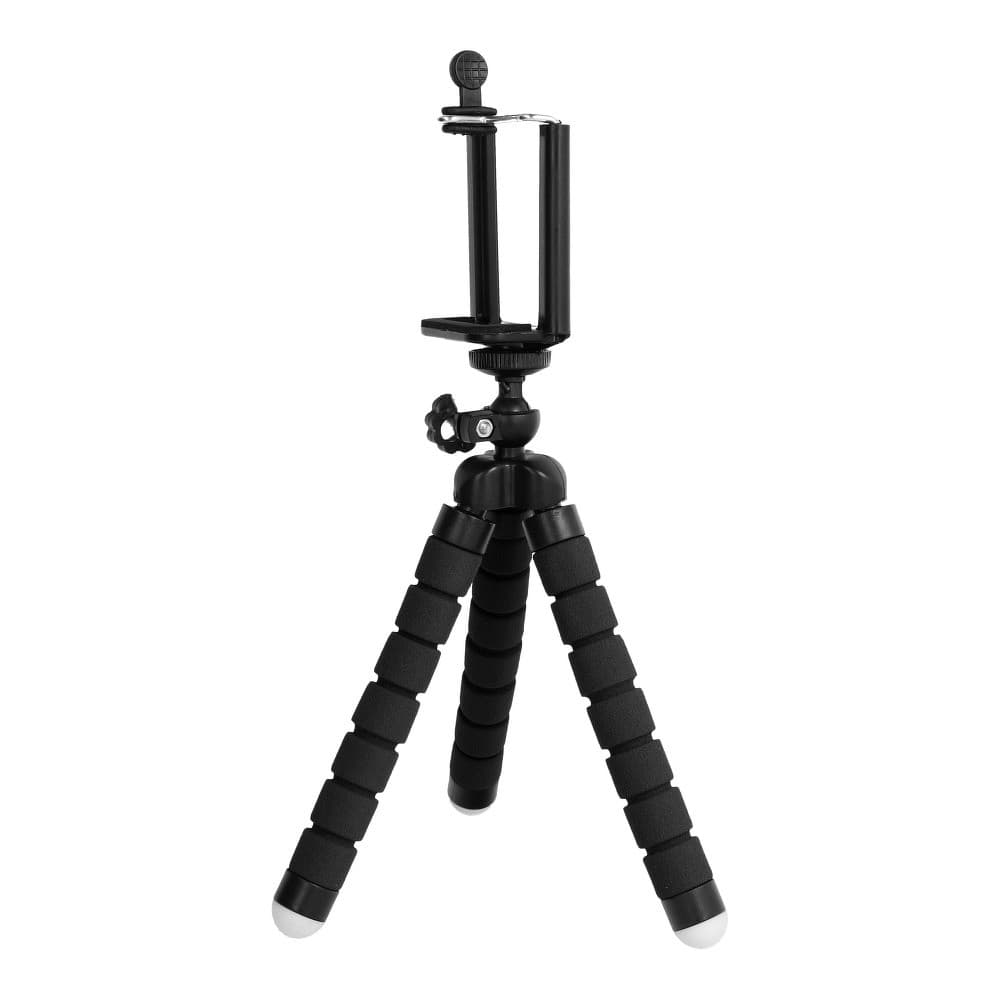 Mini trepied universal pentru telefoane si camere foto, negru 2