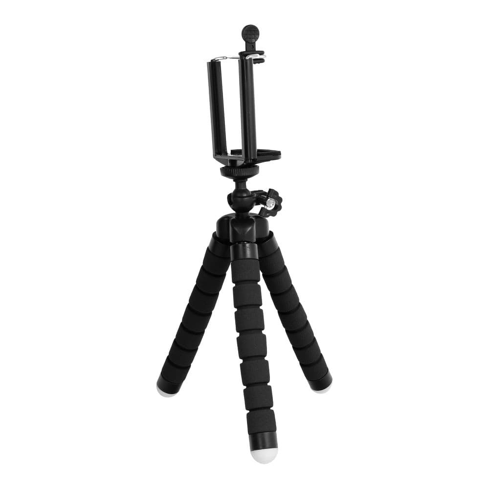 Mini trepied universal pentru telefoane si camere foto, negru 4
