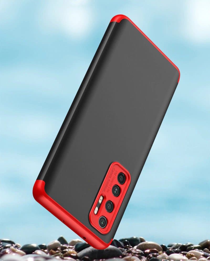 Husa Full Cover GKK (fata + spate) pentru Xiaomi Mi 10 Lite, neagra 5