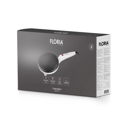 Aparat pentru facut clatite Floria ZLN 7911, putere 700w, diametru 20 cm, alb 2