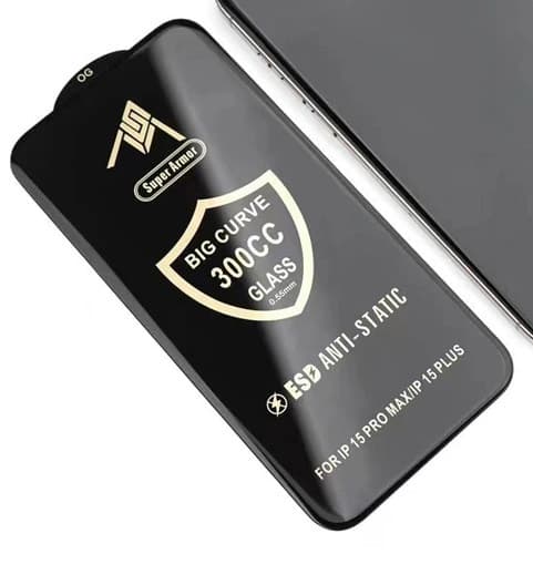 Folie de sticla Samsung Galaxy A04s, Big Curve 300CC, 0.55 mm, margini curbate, negre 4