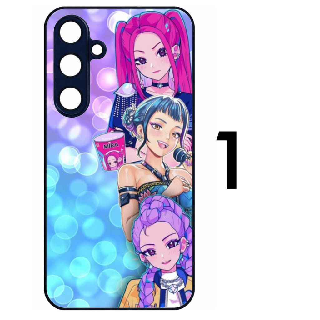 Husa protectie Samsung Galaxy A56, Colorful Aluminium TPU, KPop Demon Hunters, diverse modele 2