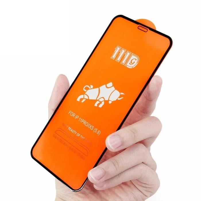 Folie de sticla Full Glue 111D pentru Huawei P20 Lite, margini negre 2