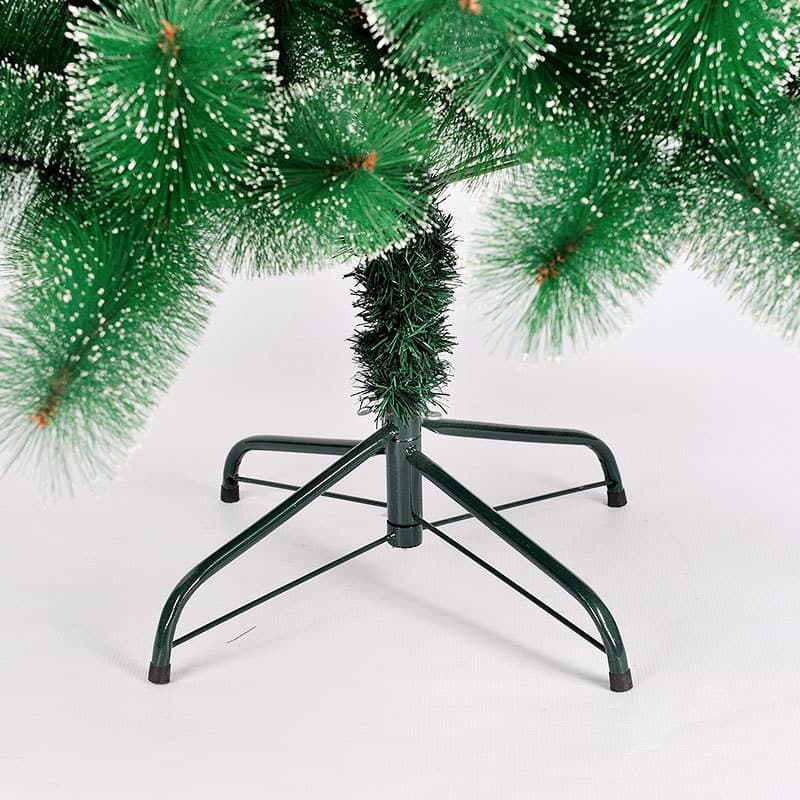 Brad artificial de Craciun tip pin nins, inaltime 150 cm, interior/exterior, suport inclus 3