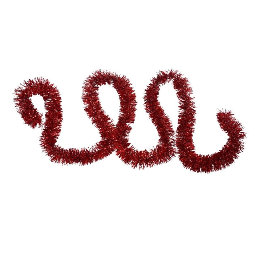 Beteala Craciun, 2 m x 7 cm, folie PVC, interior/exterior, rosie 2