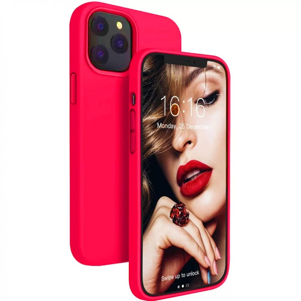 Husa Samsung Galaxy A20e Luxury Silicone, catifea in interior, roz ciclam 2