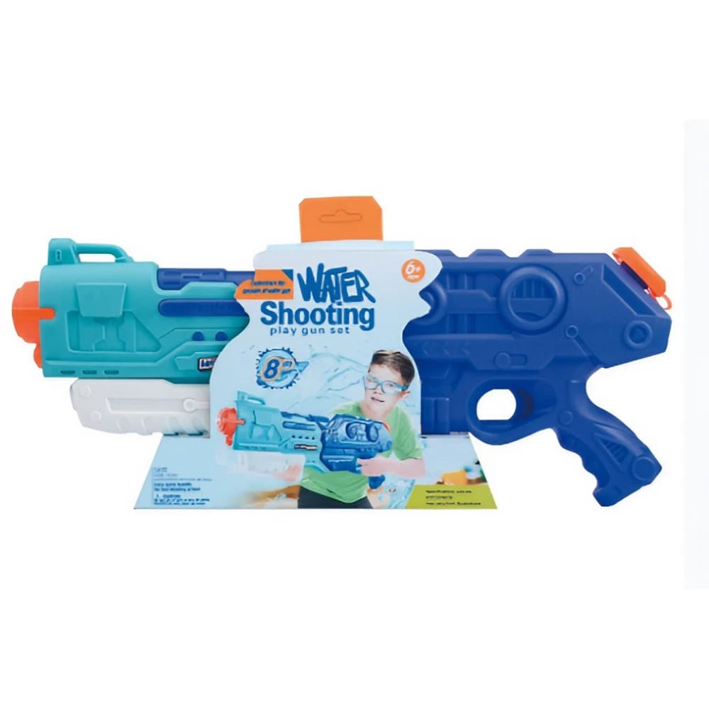 Jucarie pistol cu apa, plastic, rezervor 1500 ml, 6 ani+, albastru 2
