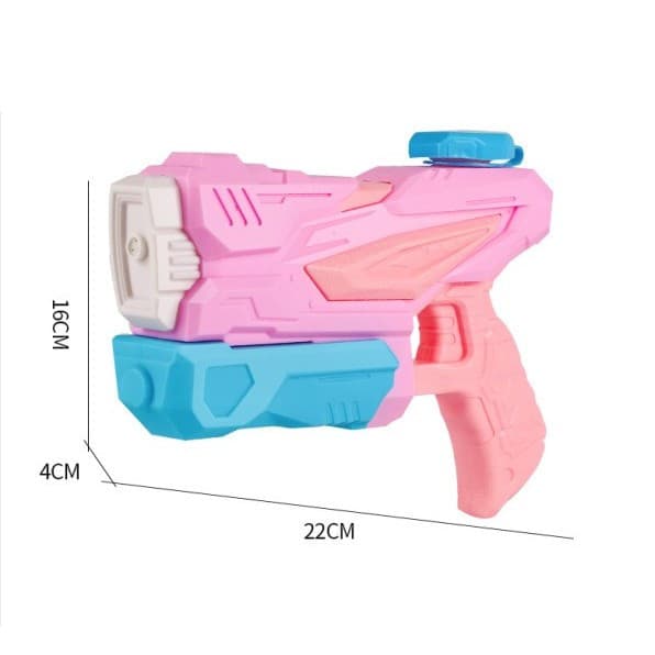 Jucarie pistol cu apa, plastic, rezervor 300 ml, 6 ani+, roz 2
