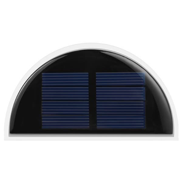 Set 2x Lampa solara de perete 6LED, carcasa alba, lumina alb cald 2