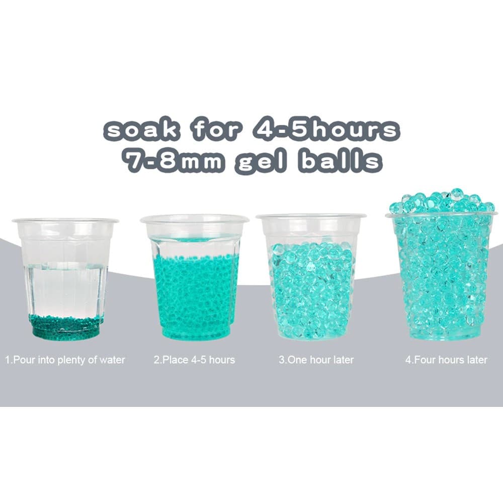 Mitraliera de jucarie cu bile de hidrogen de gel, electrica, 5000 bile incluse, ochelari protectie, AK47, verde 5