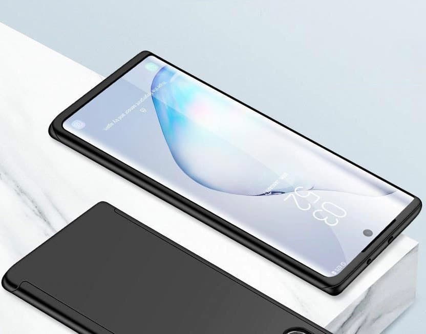 Husă Full Cover 360° pentru Samsung Galaxy S10 Lite (2020), (față + spate + sticla), neagra 2