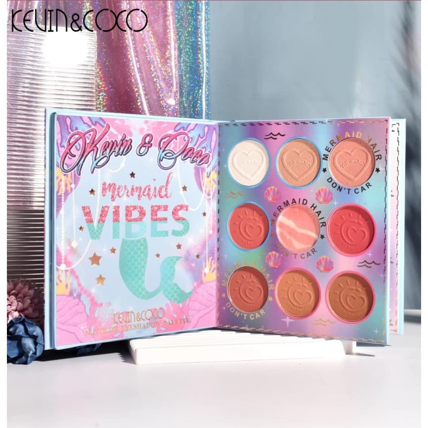 Paleta farduri Kevin&Coco, 69 nuante, blush, iluminator, conturing, deschidere tip carte, 18.6 x 16.5 cm, 97 g, multicolor 5