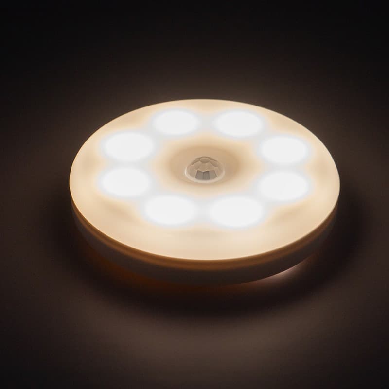 Lampa LED, cu senzor de miscare, Lumina alb cald si rece, Incarcare USB, 8.5 x 2.3 cm 4