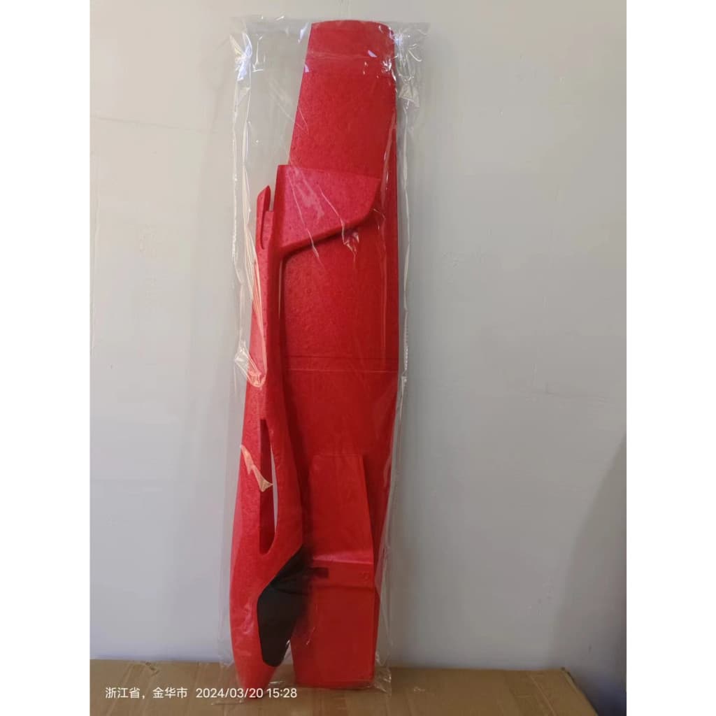 Avion planor din polistiren, dimensiune XXL (84 cm), rosu 3