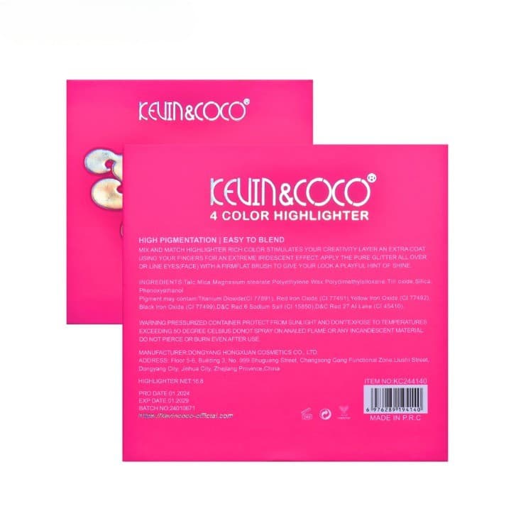Paleta de machiaj KEVIN & COCO, Stay Wild, fard de pleoape, 12 culori, 13.6 x 10.4 x 0.9 cm 3