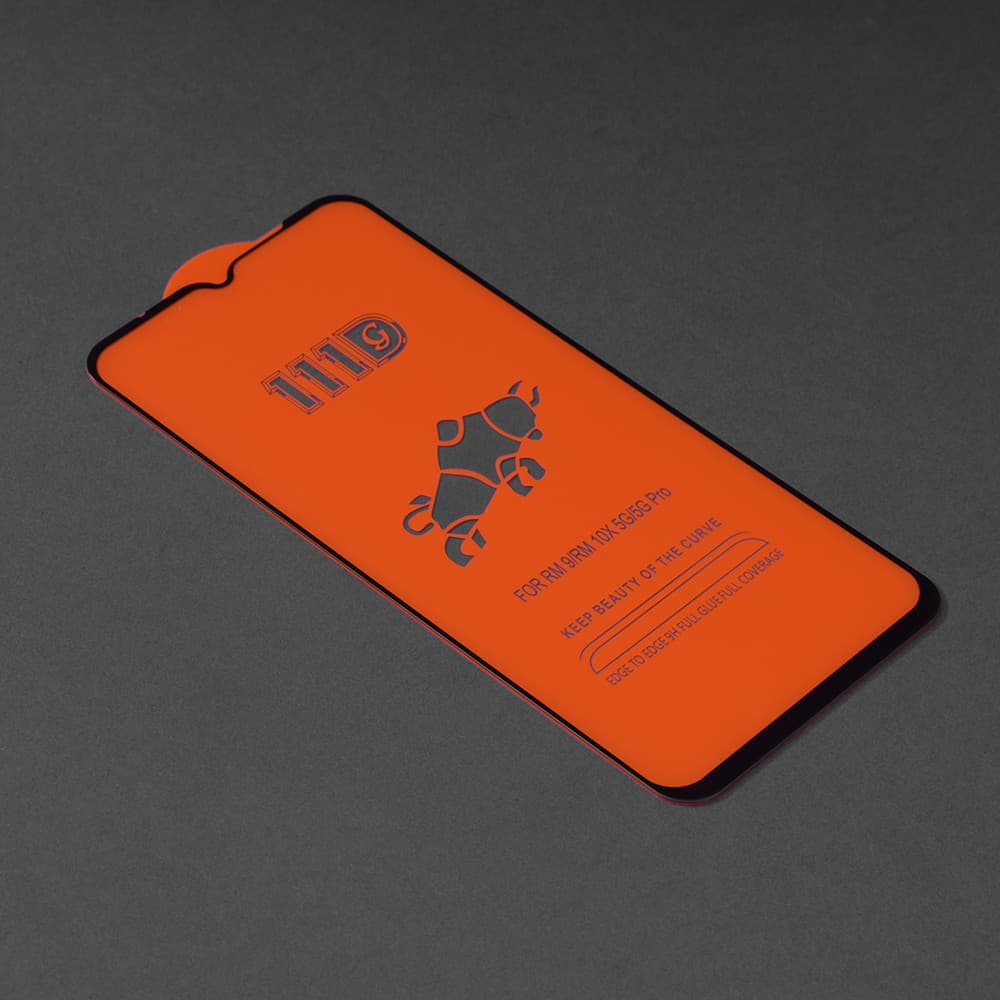 Folie de sticla Xiaomi Redmi 9/9A/9C, Full Glue 111D, margini negre 2