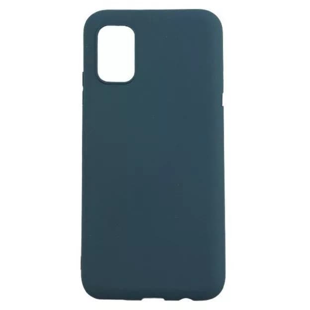 Set folie si husa Samsung Galaxy A51, sticla transparenta si Matt TPU, albastru inchis 3