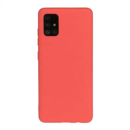 Set folie si husa Samsung Galaxy S20 FE, sticla transparenta si Matt TPU, rosie 3