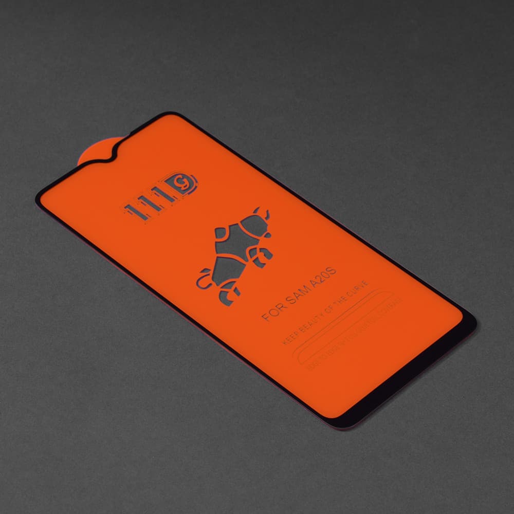 Folie de sticla Full Glue 111D pentru Samsung Galaxy A20s, margini negre 2