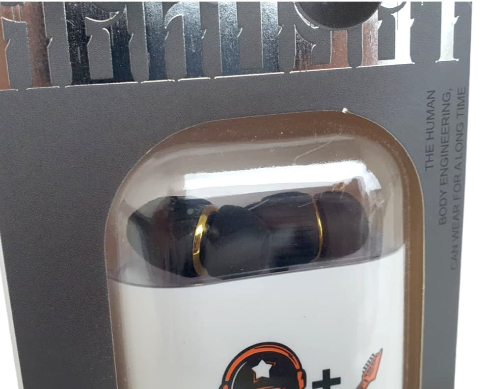 Casti audio cu microfon EV-219, conector jack 3.5 mm, cablu 1.2 m, cutie depozitare, negre 3