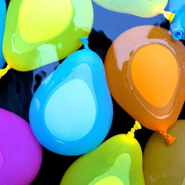 Set 50 baloane colorate pentru apa, dispozitiv umplere inclus 2