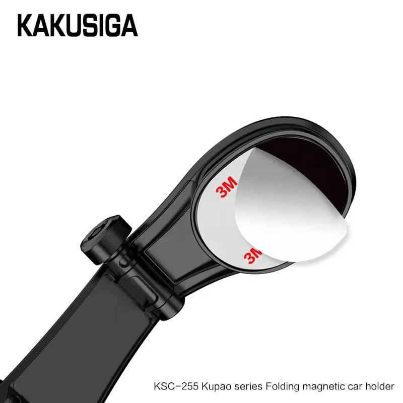 Suport auto magnetic KSC-255, montaj cockpit bord, multiangle, brat flexibil, negru 2