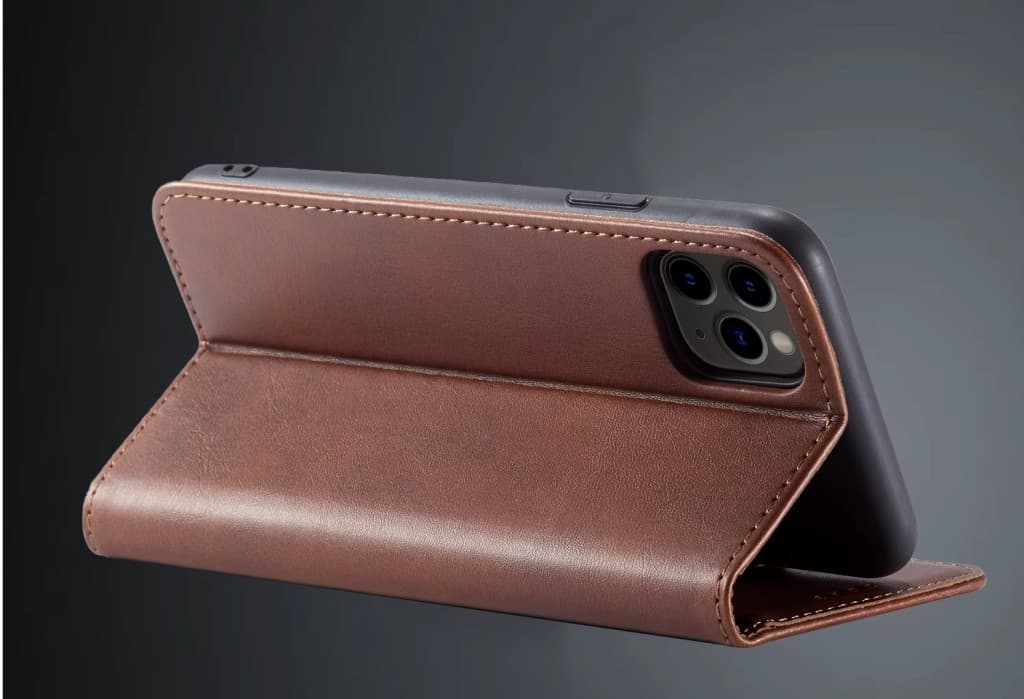 Husa Samsung Galaxy A35, Elegant Book Case, inchidere magnetica, rosie 4