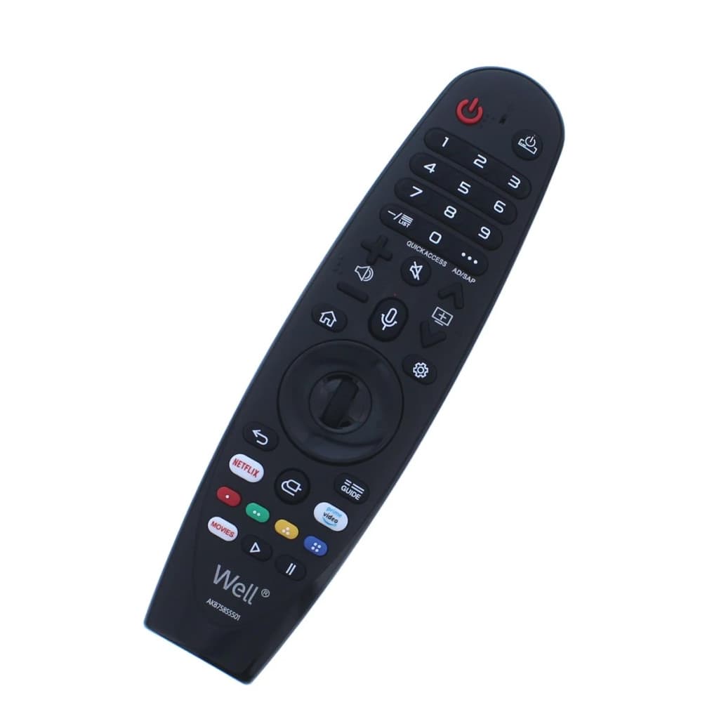 Telecomanda universala TV LED/LCD LG, Well RC-UNIV-LG01-WL, neagra 2