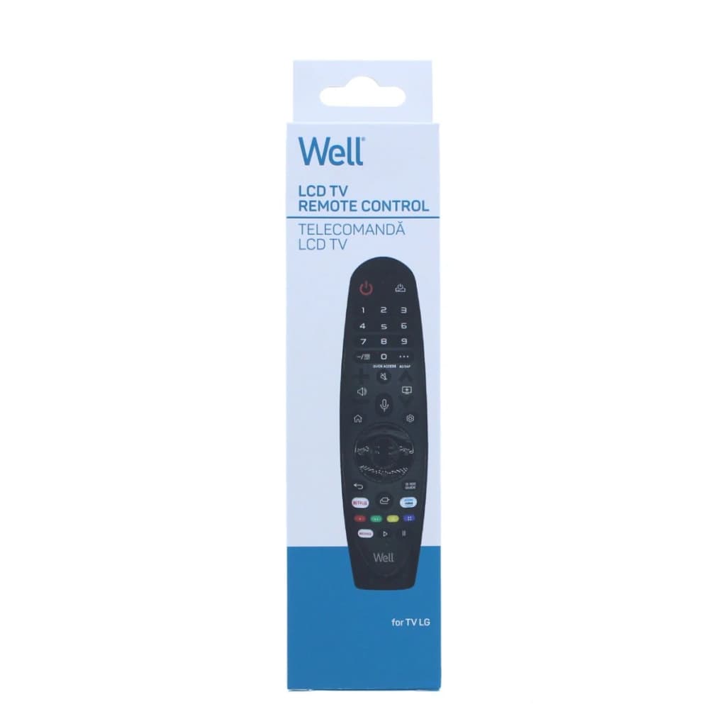 Telecomanda universala TV LED/LCD LG, Well RC-UNIV-LG01-WL, neagra 3