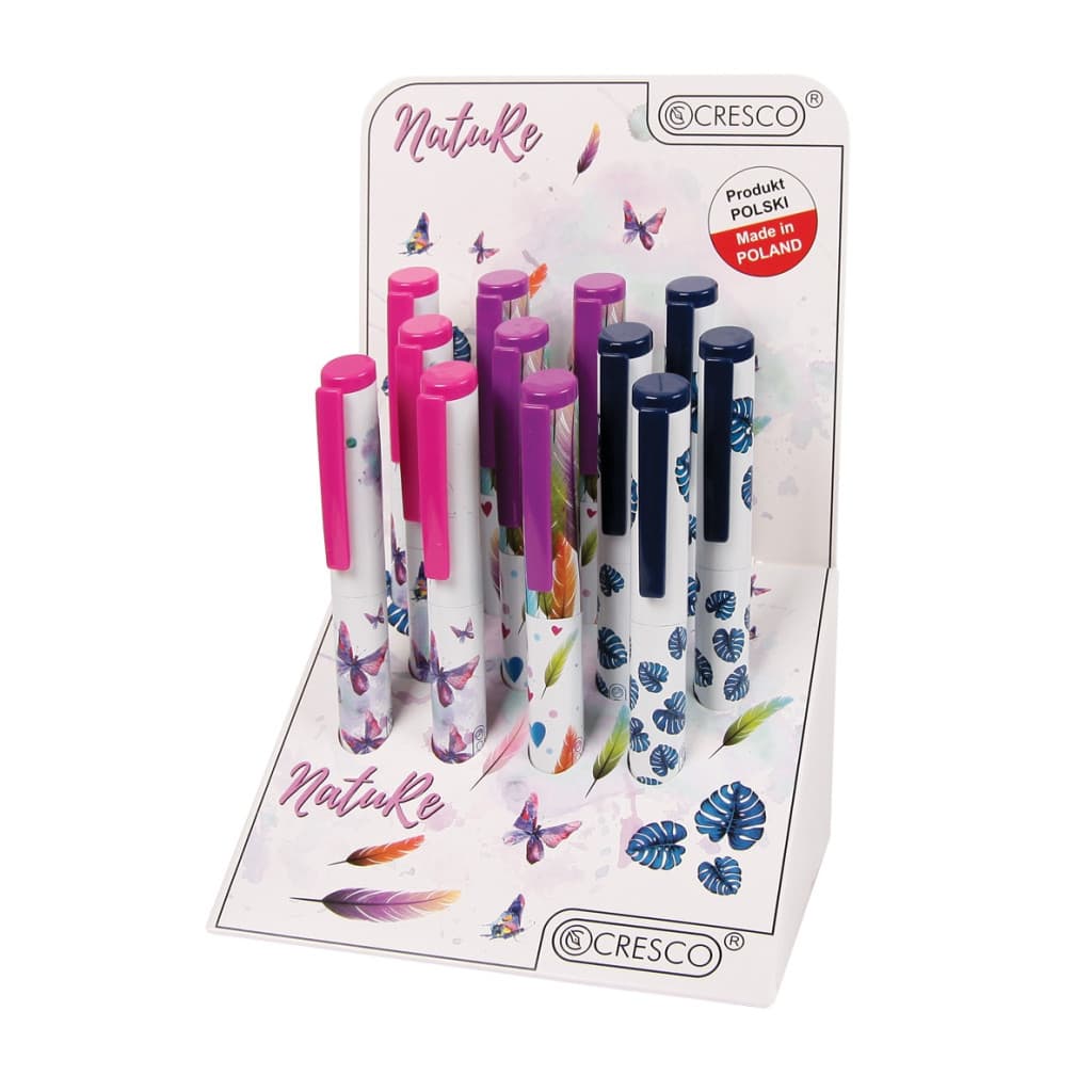 Stilou Cresco GoPen 202000-C, penita iridium, alimentare rezerve, corp plastic, model pene 2