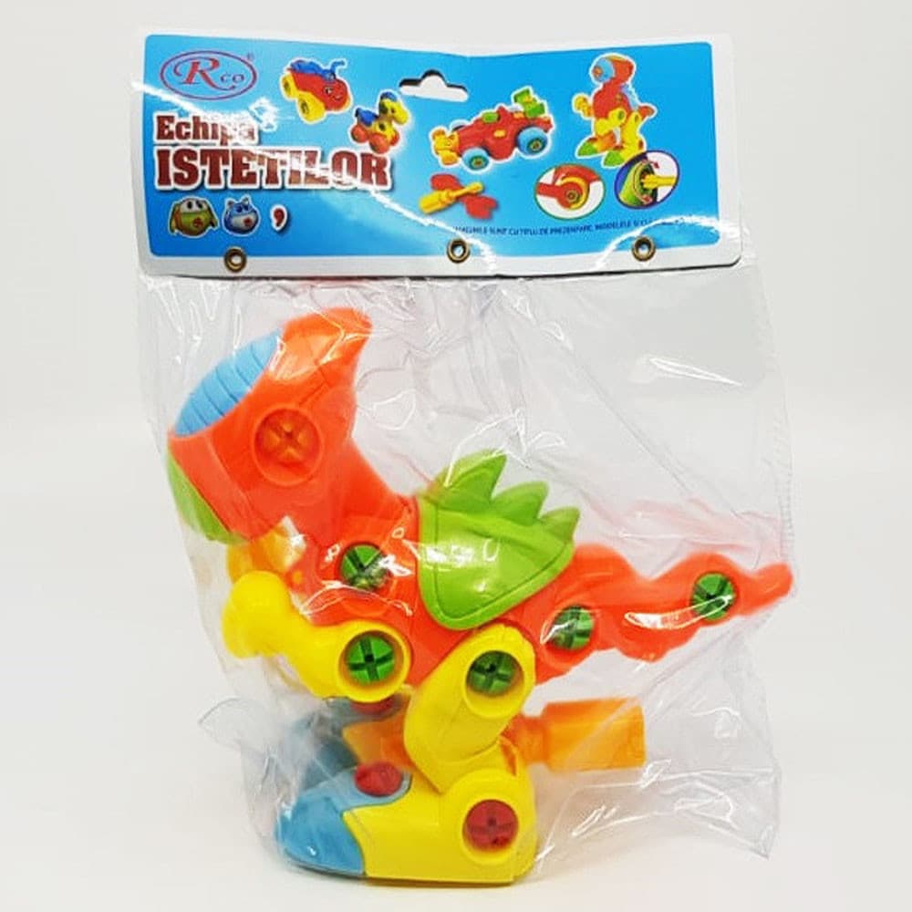 Jucarie demontabila Echipa Istetilor, surubelnita inclusa, dinozaur 2